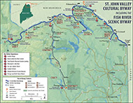 St. John River Byways Map