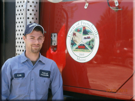 St. Agatha, Maine Public Works Foreman, Eric Blanchette